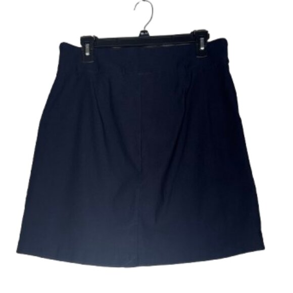 Coconut Row Palm Beach Women's Pull On Navy Skort with Pockets Size 10 - Picture 3 of 7